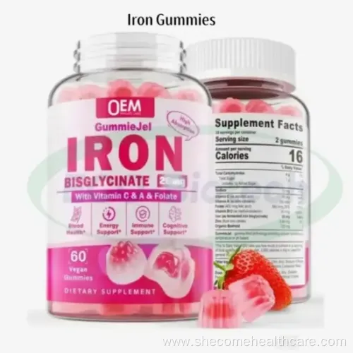 Vegan Iron Gummies for Health Support